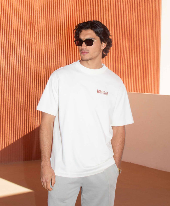Homies Marbella Sunset Boulevard Tee - Beige