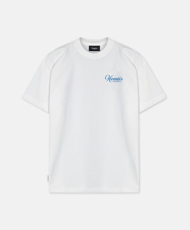 Homies Marbella Sol Y Sombra Tee - White