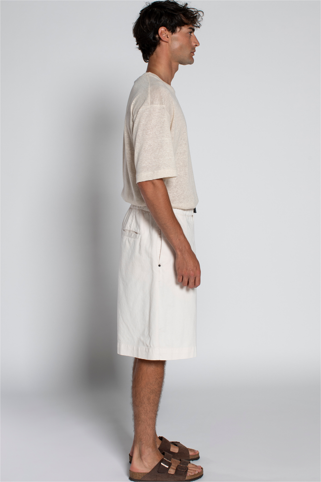 White Sand SU91 Shorts - Stone