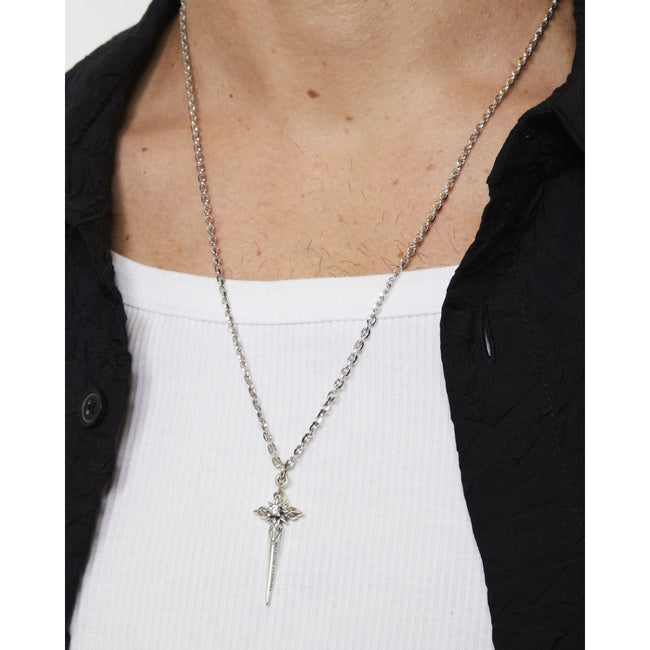 Emanuele Bicocchi Stella Ventis Dagger Necklace - Silver
