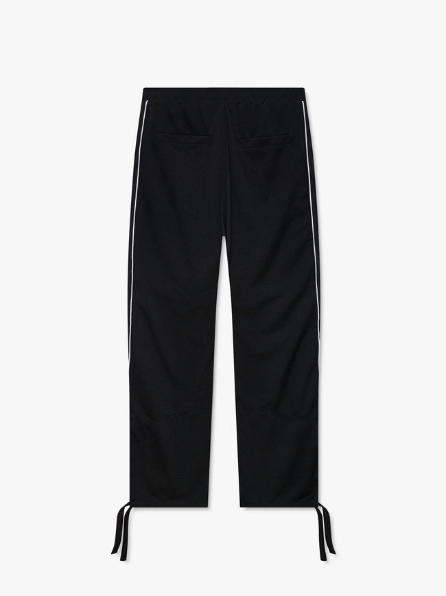 Rhude Mesh Piping Parachute Track Pants - Black