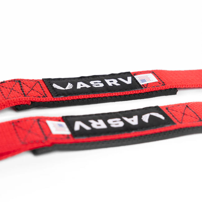 ASRV Lifting Padded Straps - Red