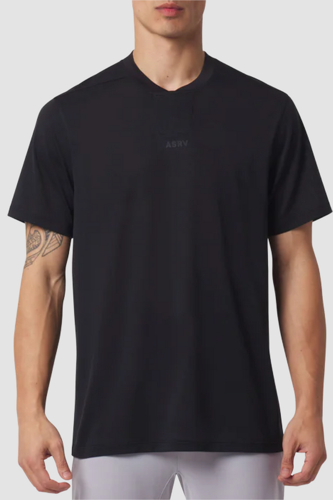 ASRV Polartec® Delta Polo Tee - Black