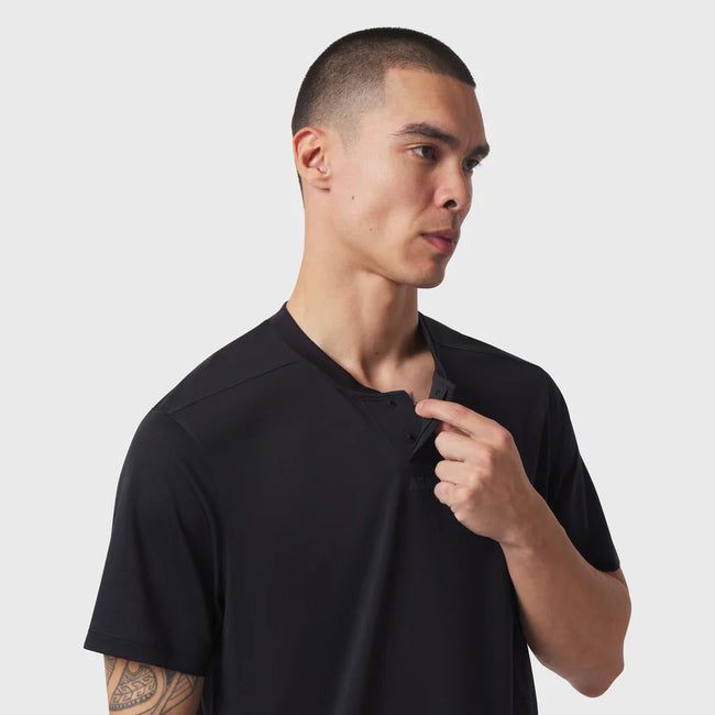 ASRV Polartec® Delta Polo Tee - Black