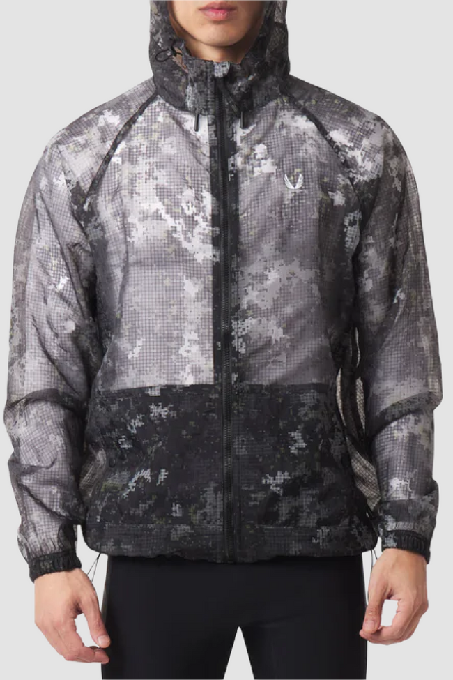 ASRV Weather Ready Transparent Ripstop Shell Jacket - Pixel Camo