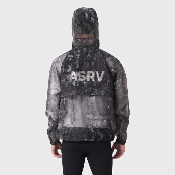 ASRV Weather Ready Transparent Ripstop Shell Jacket - Pixel Camo - Due West