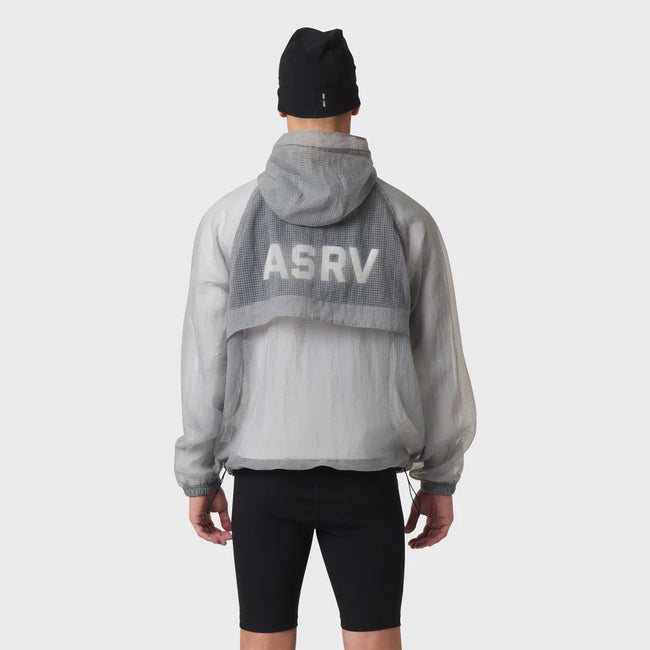 ASRV Weather Ready Transparent Ripstop Shell Jacket - Slate Grey