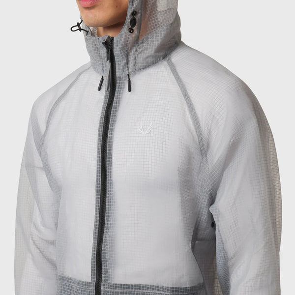 ASRV Weather Ready Transparent Ripstop Shell Jacket - Slate Grey - Due West