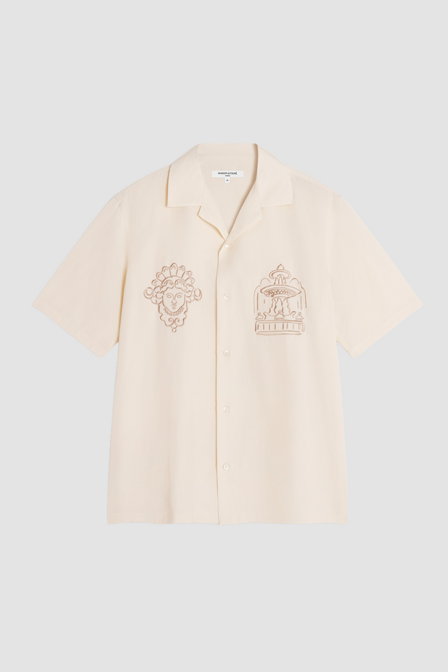 Maison Kitsuné Parisian Oversized Shirt - Clay