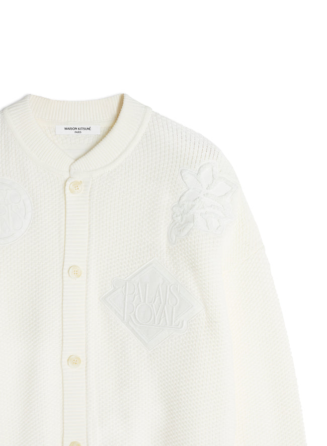 Maison Kitsuné Art Nouveau Stamps Sweater - Ecru