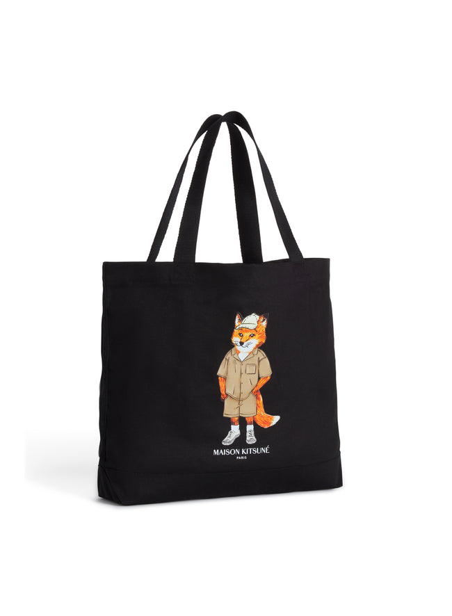 Maison Kitsuné Dressed Fox Tote Bag - Black