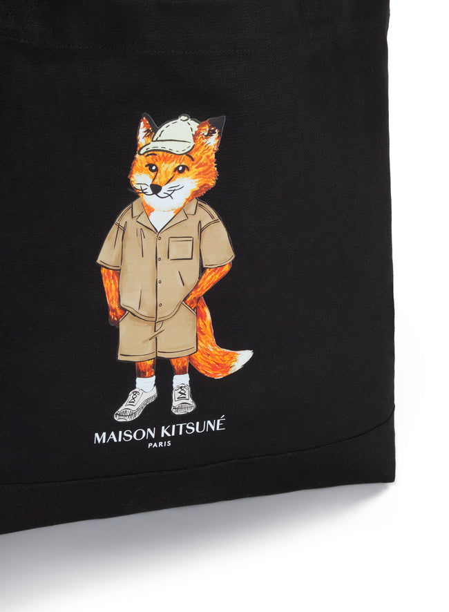 Maison Kitsuné Dressed Fox Tote Bag - Black