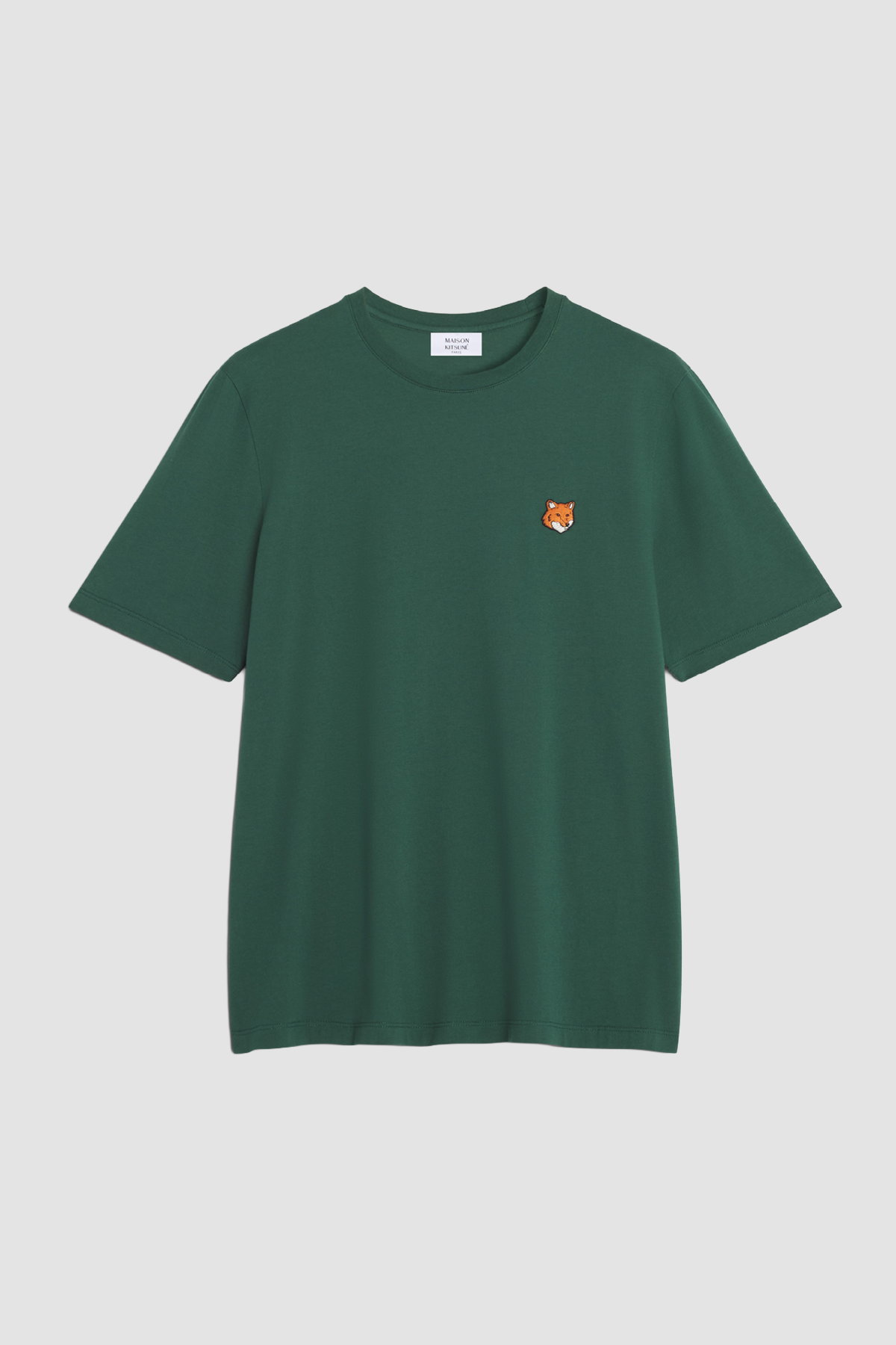 Maison Kitsuné Fox Head Regular Tee - Green - Due West