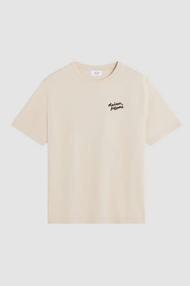 Maison Kitsuné Handwriting Comfort Tee - Beige