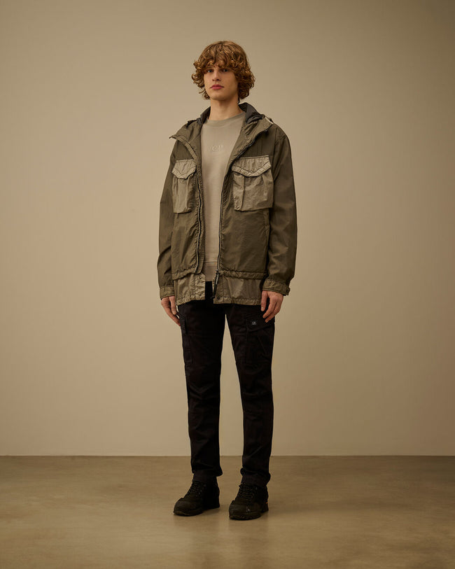 C.P. Company 190A BI-TM Goggle Jacket - Gunmetal