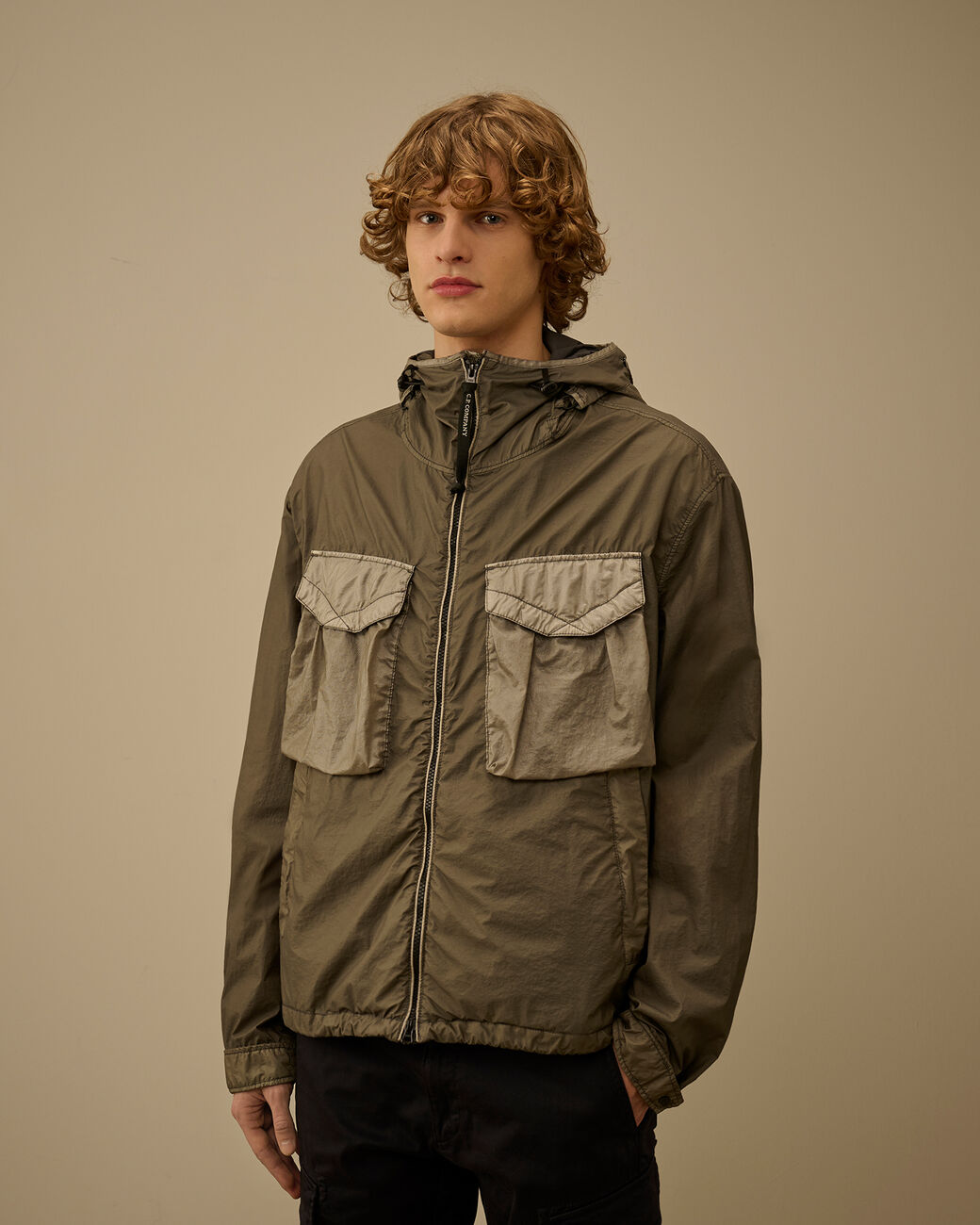 C.P. Company 190A BI-TM Goggle Jacket - Gunmetal - Due West