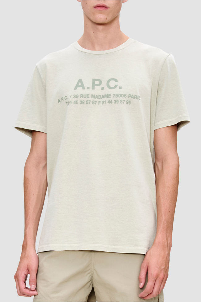 A.P.C. Adresse Tee - Green