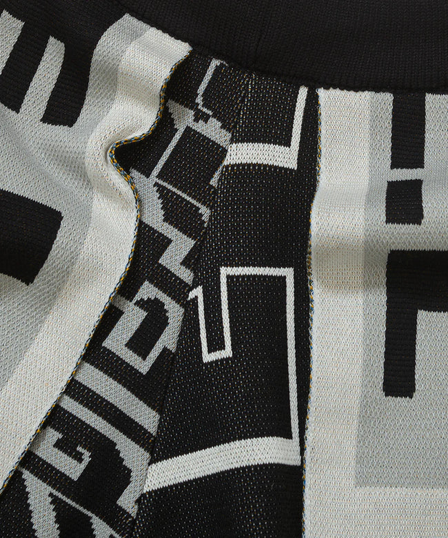 Piet Scarves Knitted Shorts - Black/White