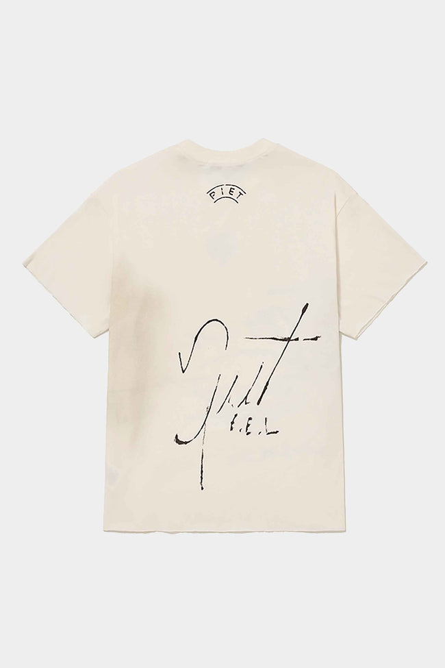 Piet Autographed Raw Edge Tee - White
