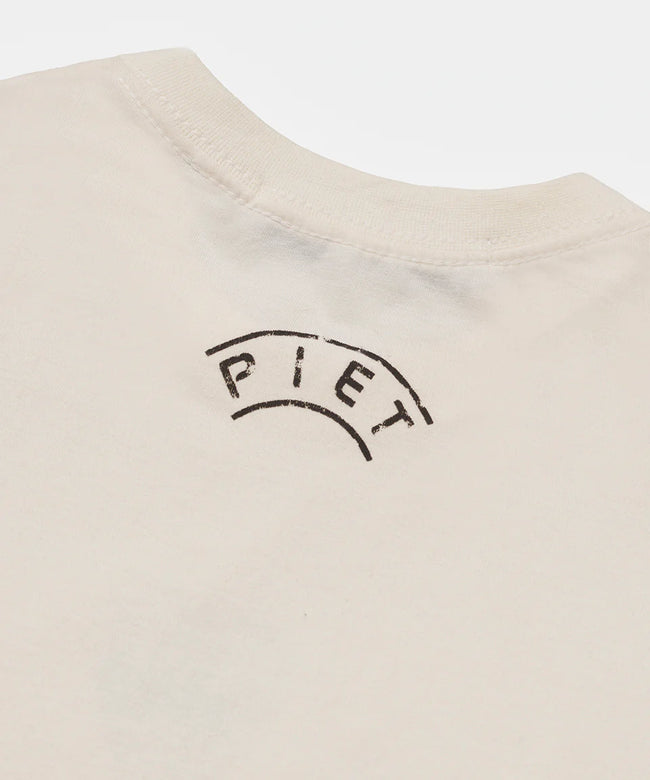 Piet Autographed Raw Edge Tee - White