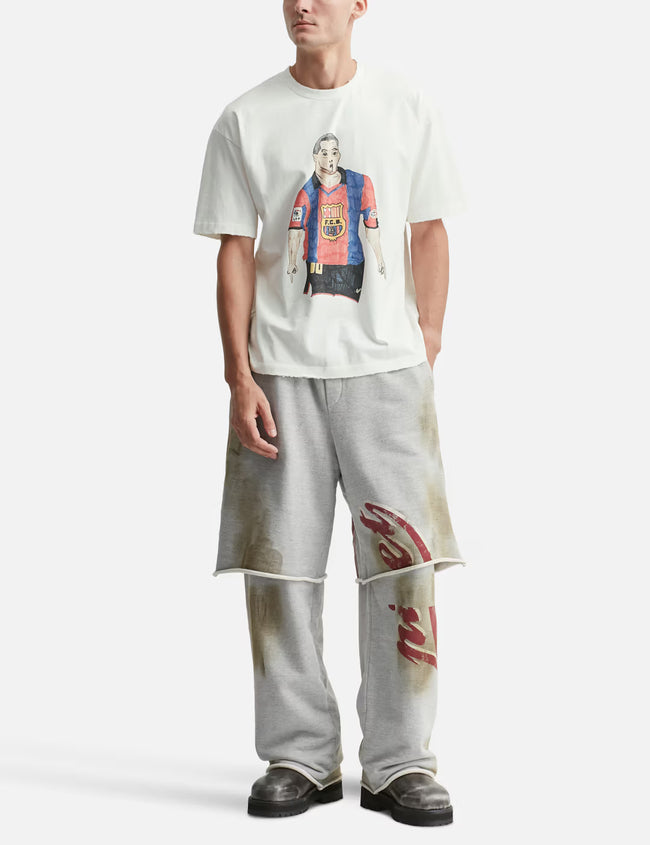 Piet Layered Wide Leg Sweatpants - Grey