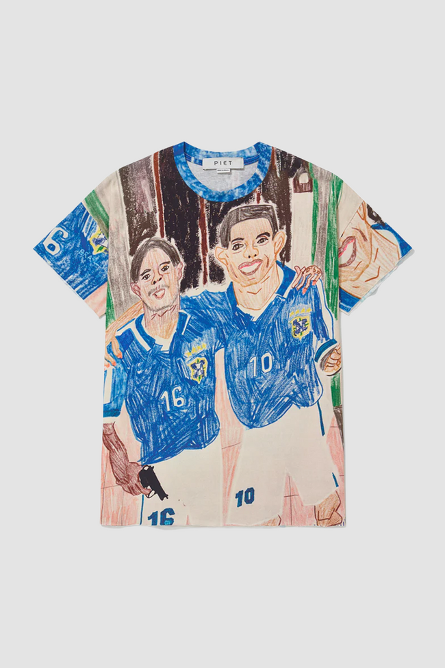 Piet 97 Raw Edge Tee - Multi