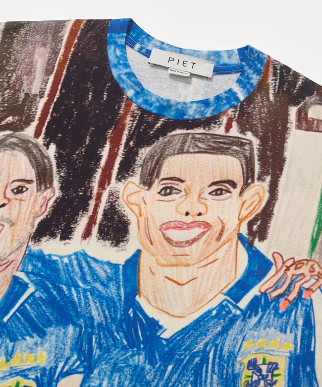 Piet 97 Raw Edge Tee - Multi