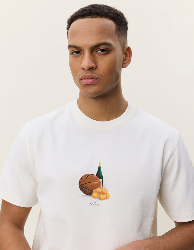 Les Deux Lemons Tee - Eggnog White
