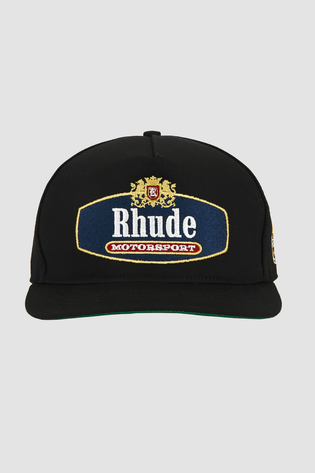 Rhude Racing Crest Cap - Black