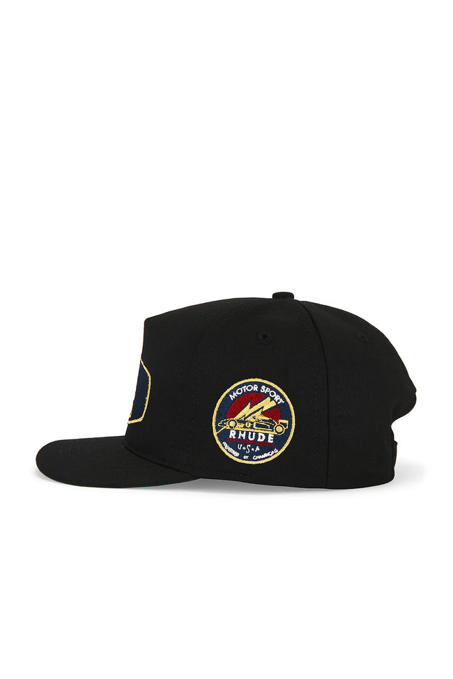 Rhude Racing Crest Cap - Black