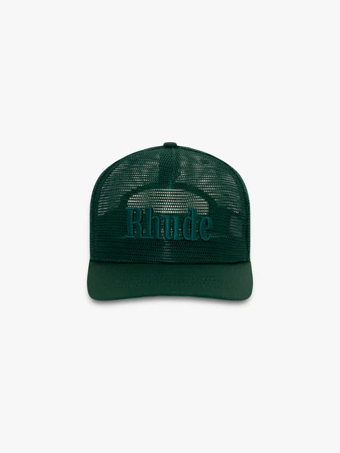 Rhude Logo Mesh Cap - Green