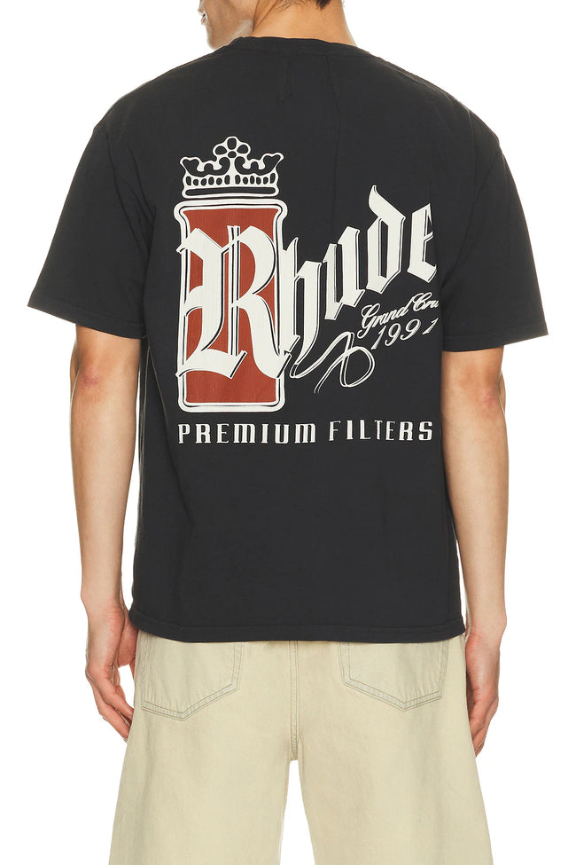 Rhude Fumar 91 Tee - Black