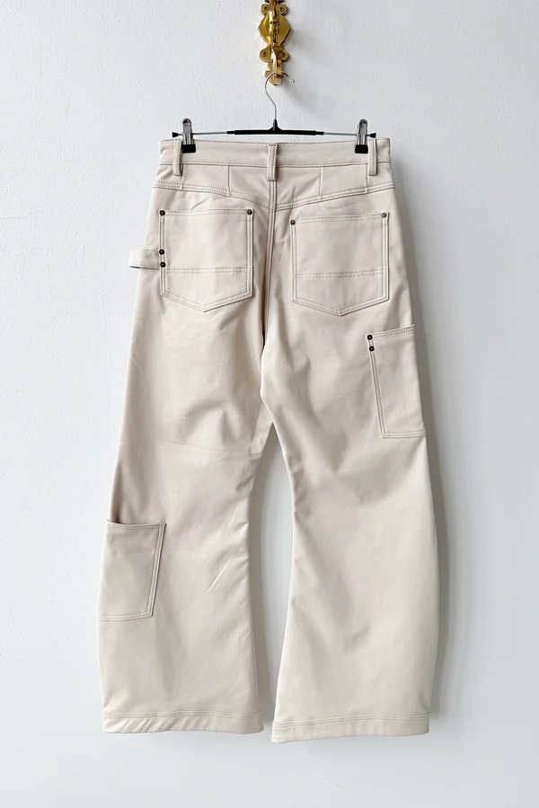 Kody Phillips Rivet Cargo Pants - Beige
