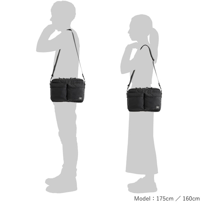 Porter Force (S) Shoulder Bag - Black