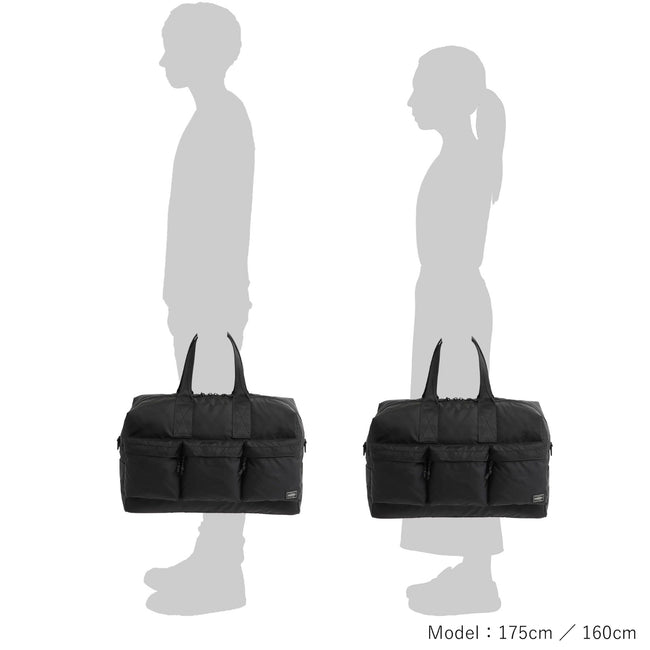 Porter Force 2Way Duffle Bag - Black