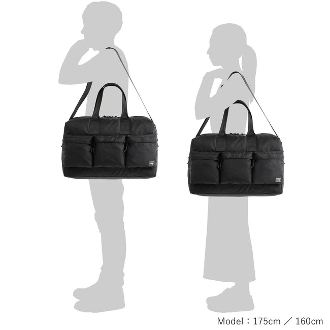 Porter Force 2Way Duffle Bag - Black
