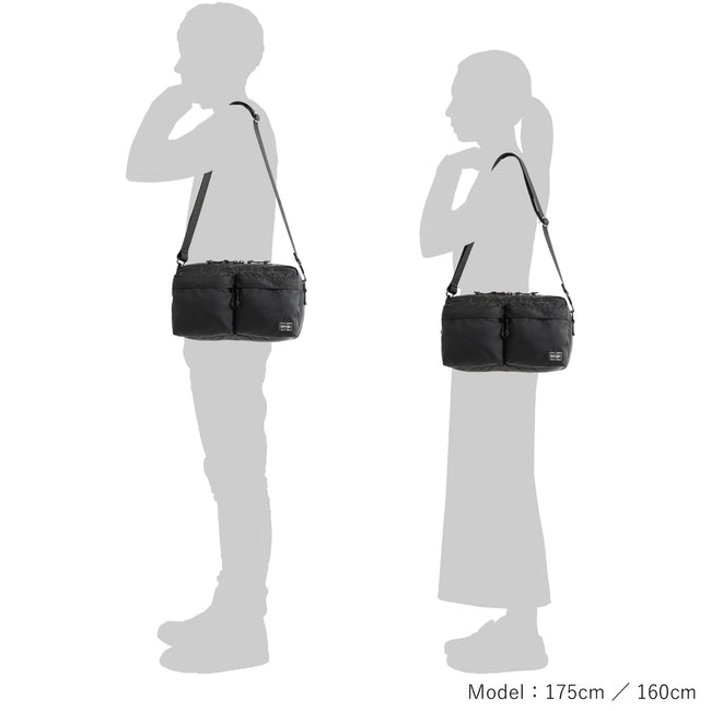 Porter Force 2Way Waist Bag - Black