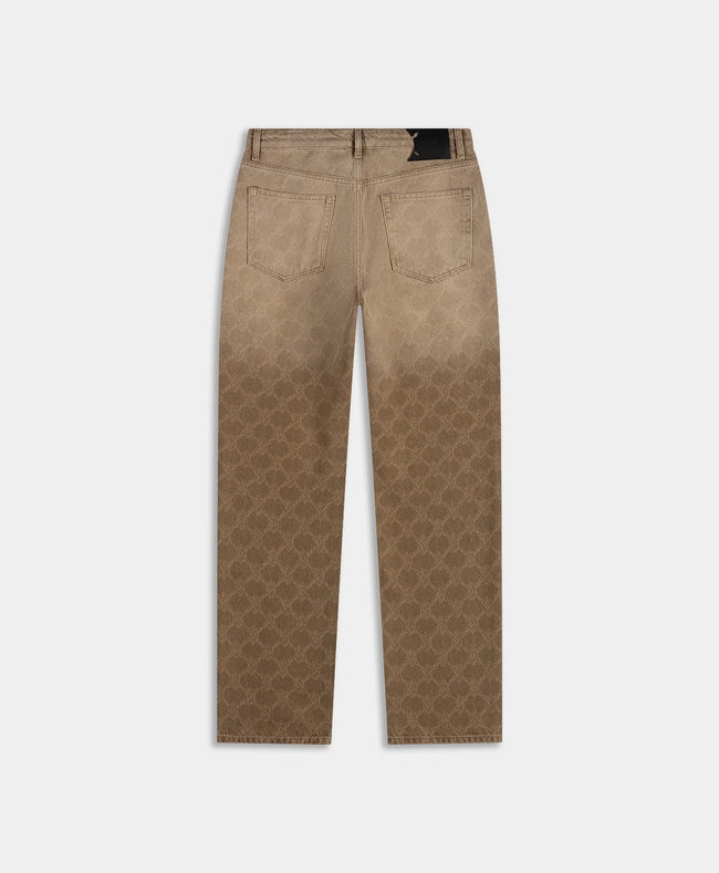 Daily Paper Rahul Faded Shield Jeans - Brown