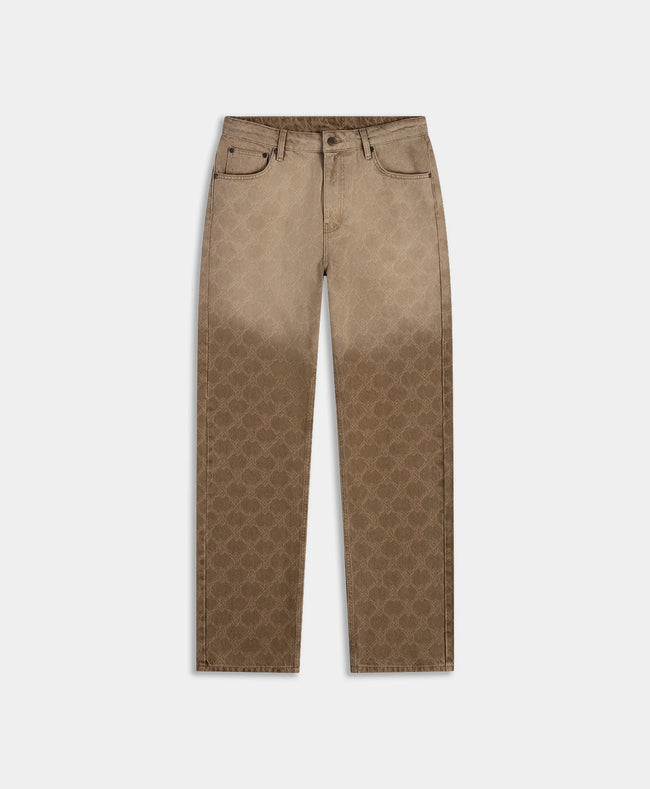 Daily Paper Rahul Faded Shield Jeans - Brown