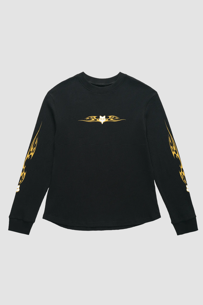 Fox Lab Tribal LS Tee - Black