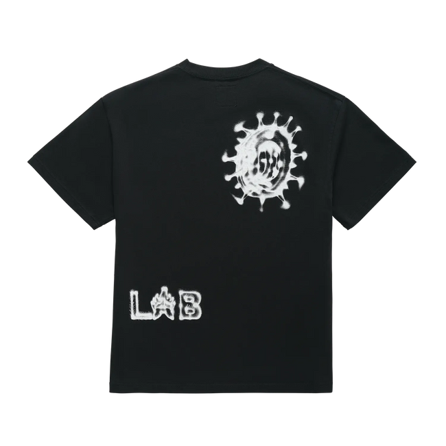 Fox Lab Airbrushed SS Tee - Black