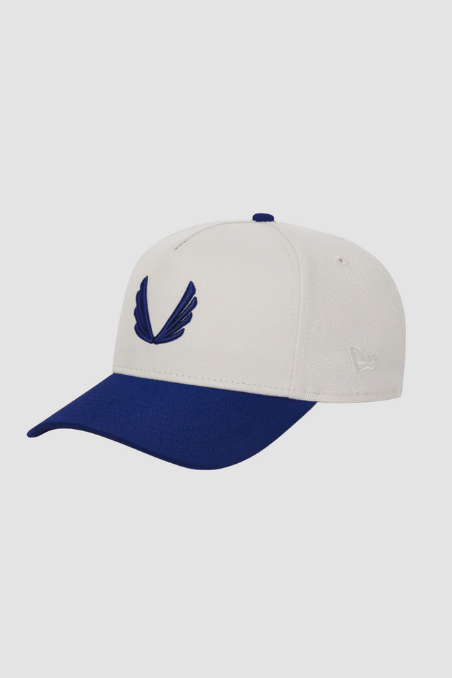 ASRV New Era® 9Forty A-Frame 2 Tone Hat - Stone/Deep Blue