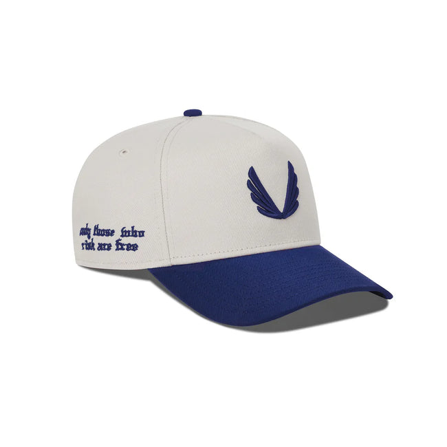 ASRV New Era® 9Forty A-Frame 2 Tone Hat - Stone/Deep Blue