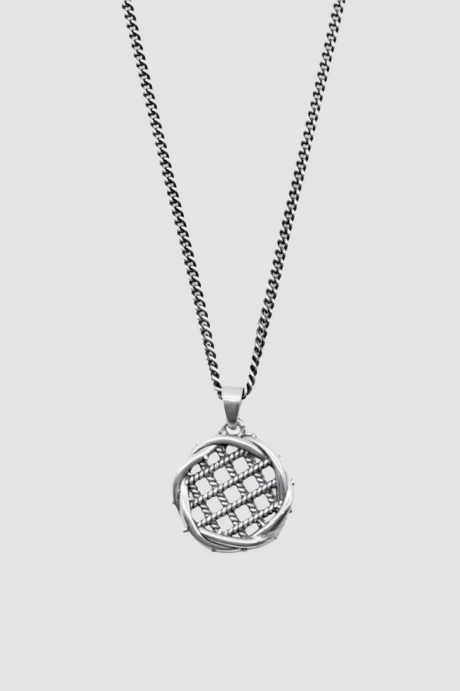 Serge DeNimes Interlock Necklace - Silver