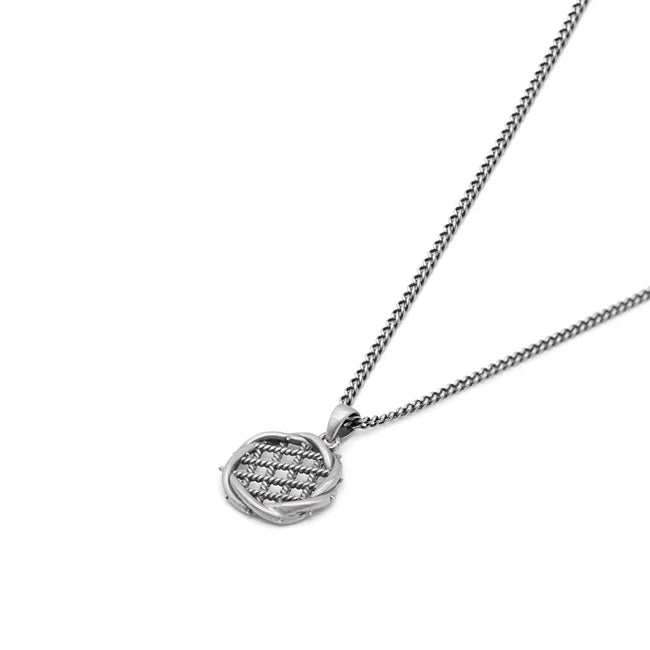 Serge DeNimes Interlock Necklace - Silver