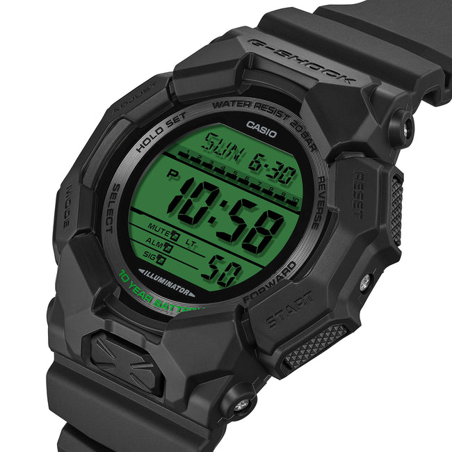 G-Shock GD-010BEG-1 Watch - Black/Electro Green