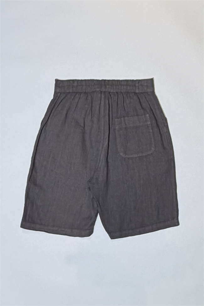 Athoa Bermuda Pleated Shorts - Brown
