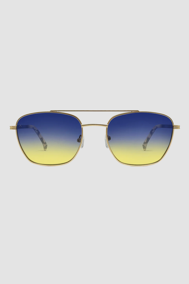 Weareeyes Double D Sunglasses - Gold/Gradient