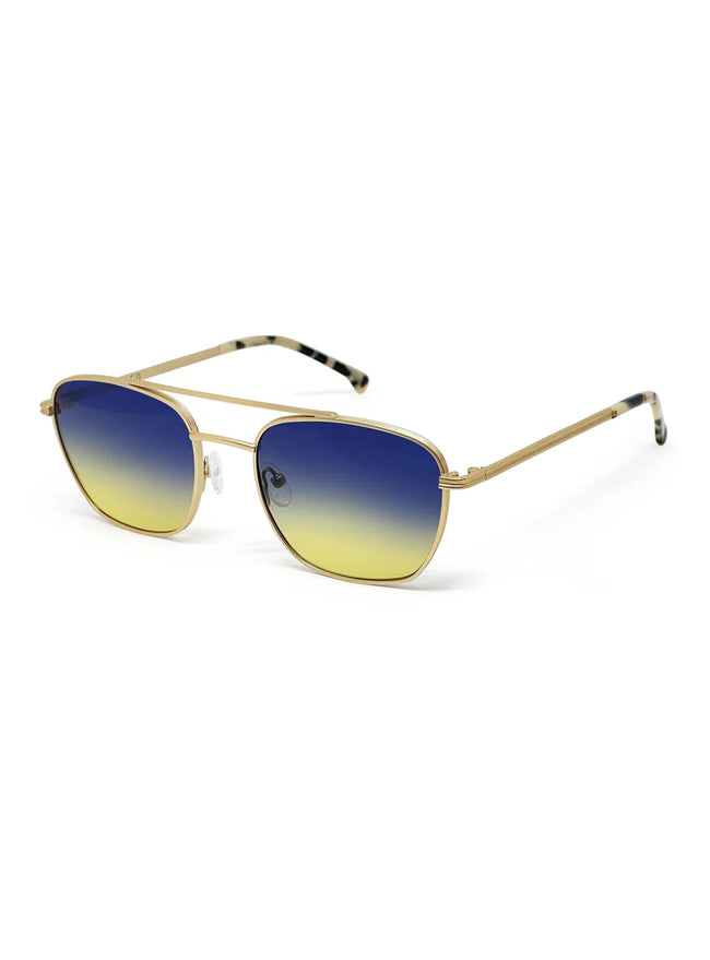 Weareeyes Double D Sunglasses - Gold/Gradient