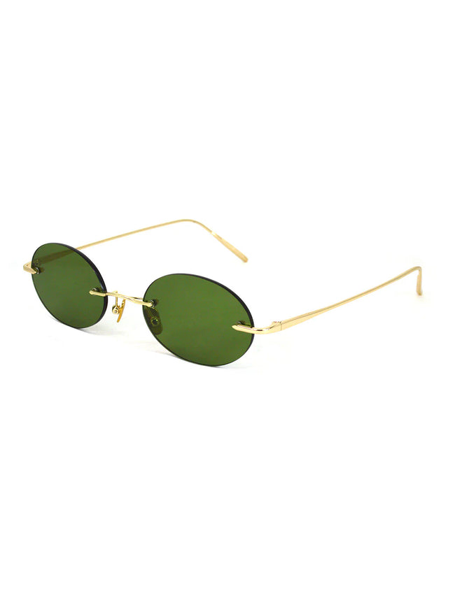 Weareeyes Elenova Sunglasses - Gold/Green